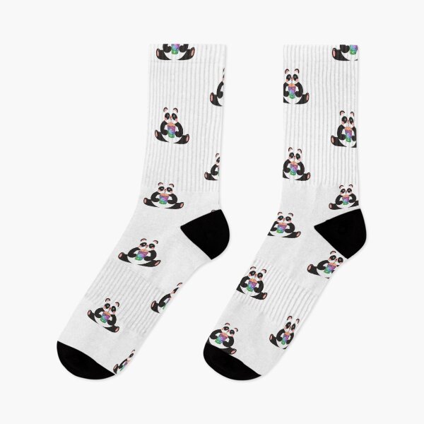 Item preview, Cute panda enjoy boba tea designed and sold by Verycutethings.