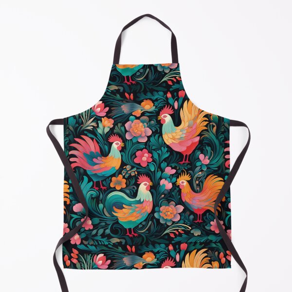 Item preview, Harmony Unveiled: Roosters and Blossoms in Nature's Dance designed and sold by BorczVisuals.