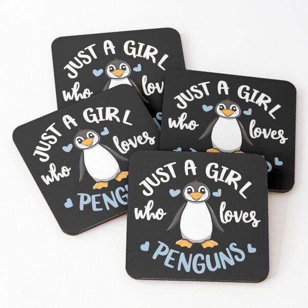 Item preview, just a girl who loves penguins designed and sold by JustCrafted.