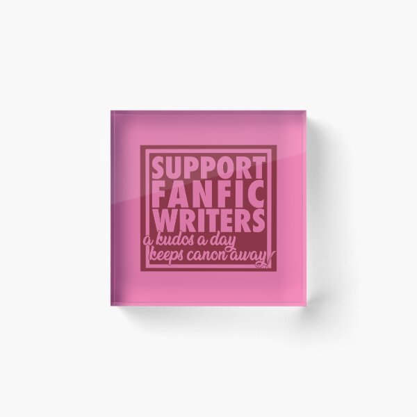 Item preview, Support Fanfic Writers - Pink/Red designed and sold by G-S-A.