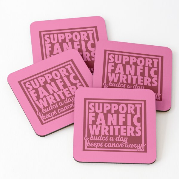 Item preview, Support Fanfic Writers - Pink/Red designed and sold by G-S-A.
