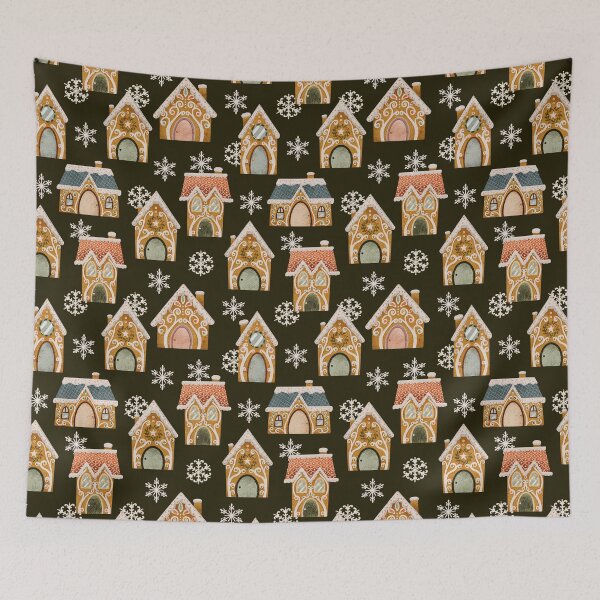 Item preview, Christmas gingerbread houses designed and sold by pinkyfish1010.