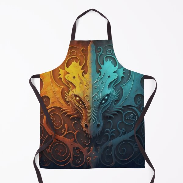 Item preview, Elvish Dragon Head Grunge Design designed and sold by DragonRealms.