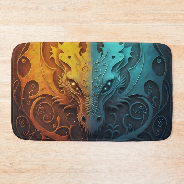 Item preview, Elvish Dragon Head Grunge Design  designed and sold by DragonRealms.