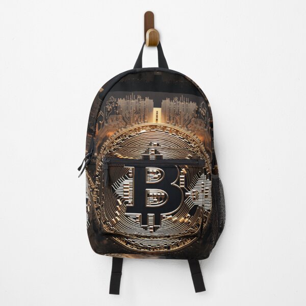 Aperçu de l'œuvre Logo de la chaîne de blocs de crypto-monnaie Bitcoin #bitcoin #crypto créée et vendue par GrinGalore.