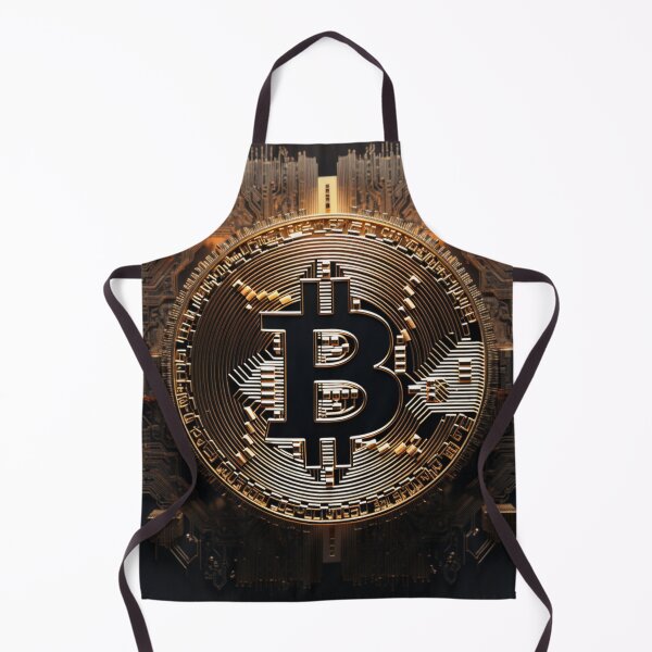 Aperçu de l'œuvre Logo de la chaîne de blocs de crypto-monnaie Bitcoin #bitcoin #crypto créée et vendue par GrinGalore.