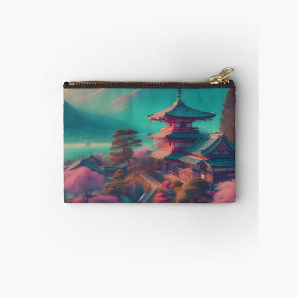 Item preview, Japanese Pagoda in Pastel Vaporwave designed and sold by spikemet.