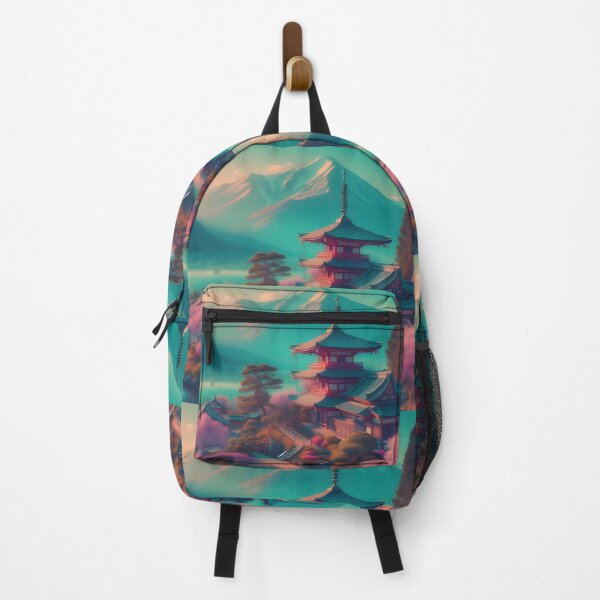 Item preview, Japanese Pagoda in Pastel Vaporwave designed and sold by spikemet.