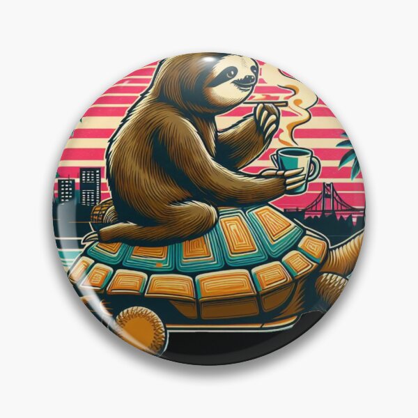 Item preview, Sloth Riding Turtle designed and sold by Jaro90.