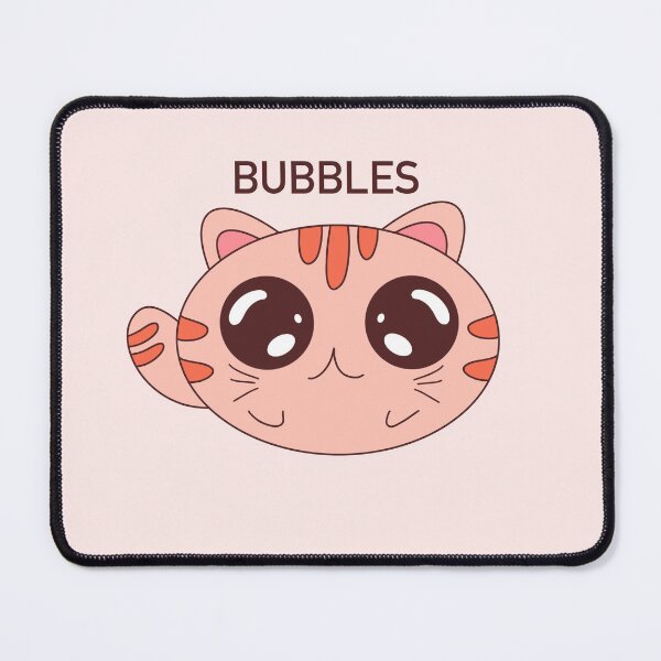 Item preview, "Bubbles" new cute kitten character design designed and sold by randonc101.