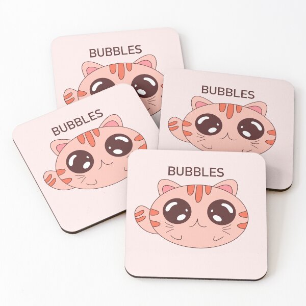 Item preview, "Bubbles" new cute kitten character design  designed and sold by randonc101.