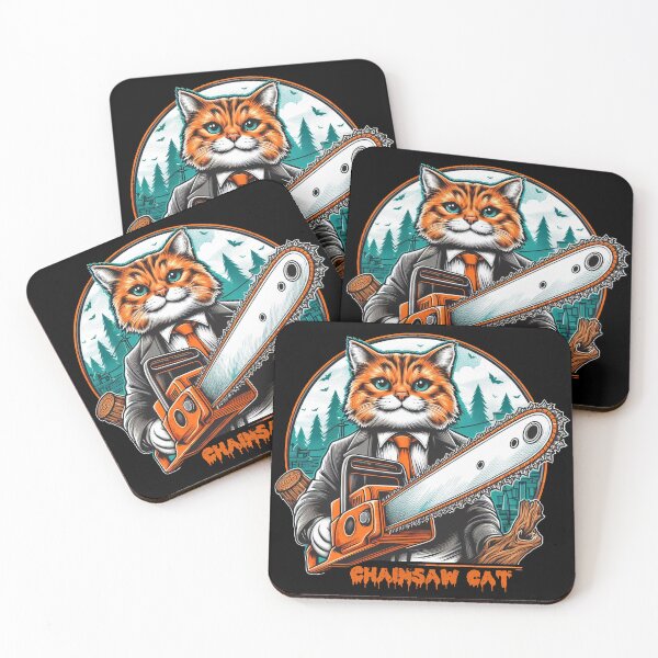 Item preview, Chainsaw Cat designed and sold by Big Catsby.