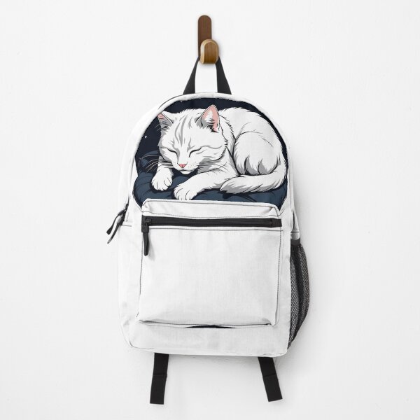 Item preview, Sleeping white cat nap designed and sold by Catophile.