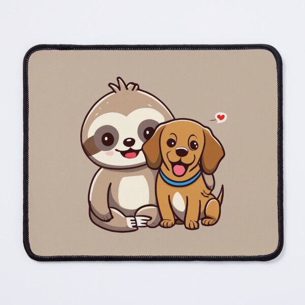 Item preview, Cute Sloth and Dog Friendship for Animal Lovers designed and sold by Laugh-Lines.