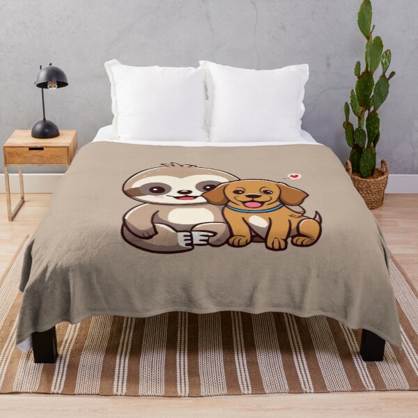 Item preview, Cute Sloth and Dog Friendship for Animal Lovers designed and sold by Laugh-Lines.