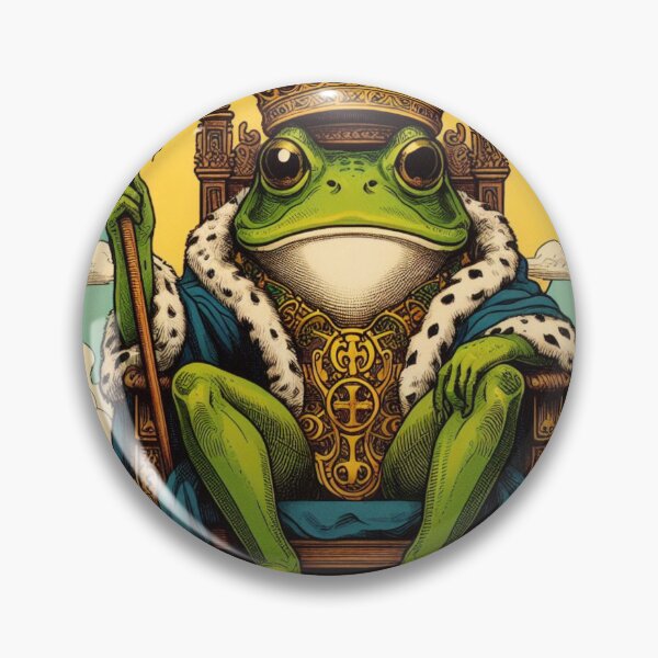 Item preview, king frog designed and sold by Greydate.