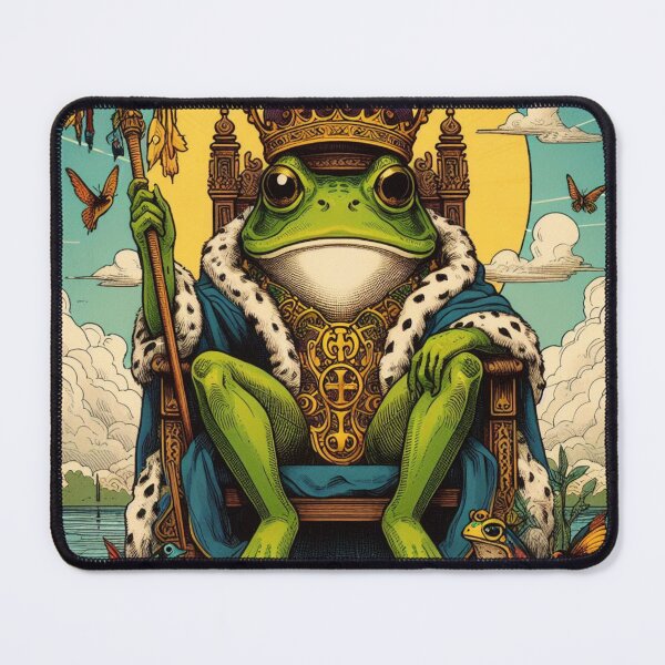 Item preview, king frog designed and sold by Greydate.
