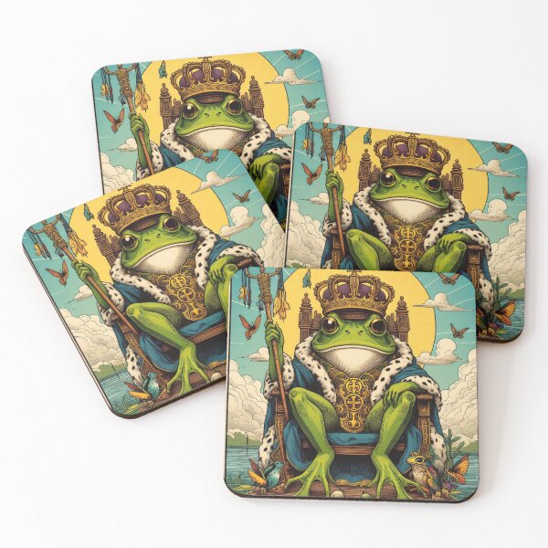 Item preview, king frog designed and sold by Greydate.