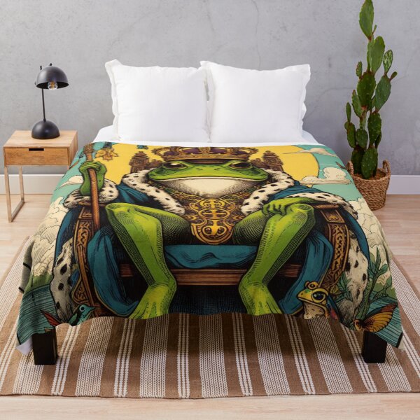 Item preview, king frog designed and sold by Greydate.