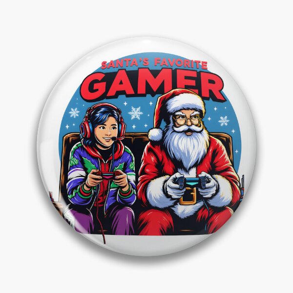 Item preview, Santa's favorite gamer designed and sold by NavyPanda.