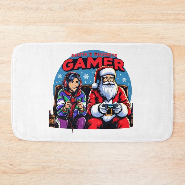 Item preview, Santa's favorite gamer designed and sold by NavyPanda.
