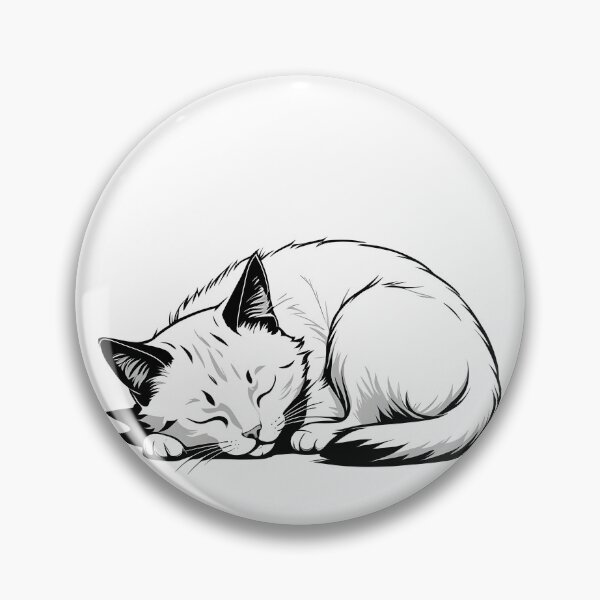 Item preview, white  cat nap designed and sold by Catophile.