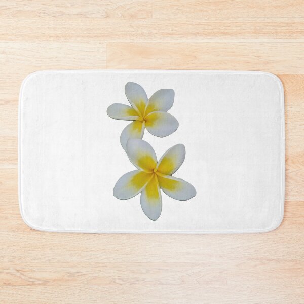 Item preview, Twin frangipani blooms designed and sold by FlossOrFi.