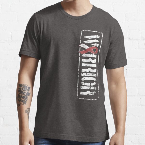 Cancer Warrior Badge - Head Neck Cancer - Oral Cancer - Throat Cancer Essential T-Shirt