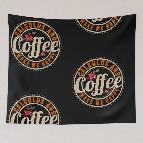 Item preview, Calculus and Coffee makes me happy designed and sold by marfanna.