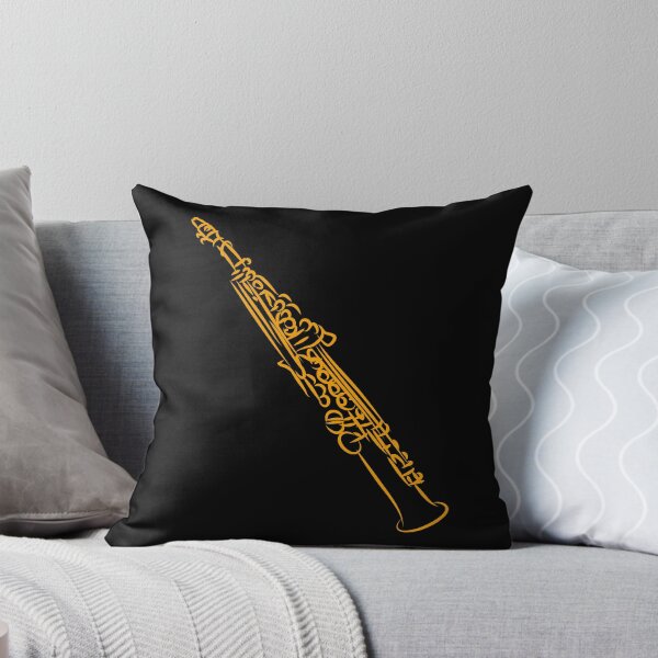 Item preview, Soprano Saxophone, Line Art Drawing designed and sold by CJansuebsri.