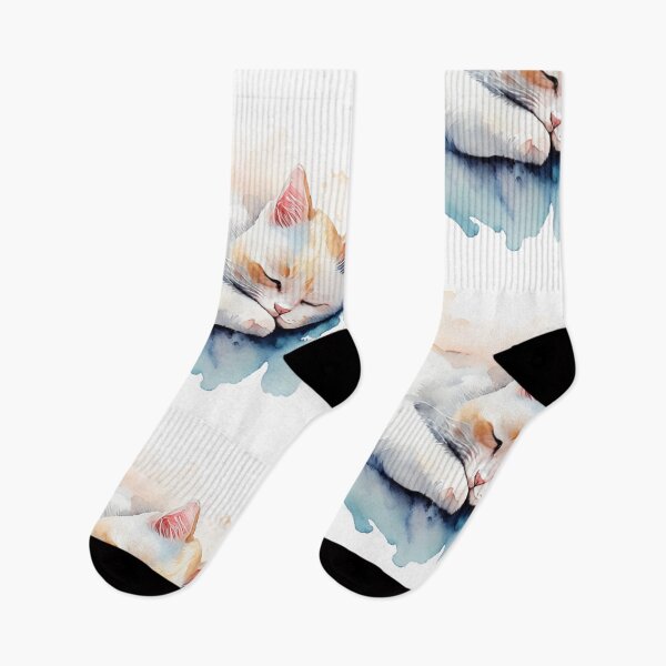 Item preview, CUTE CAT sleeping designed and sold by 123JUST4U.