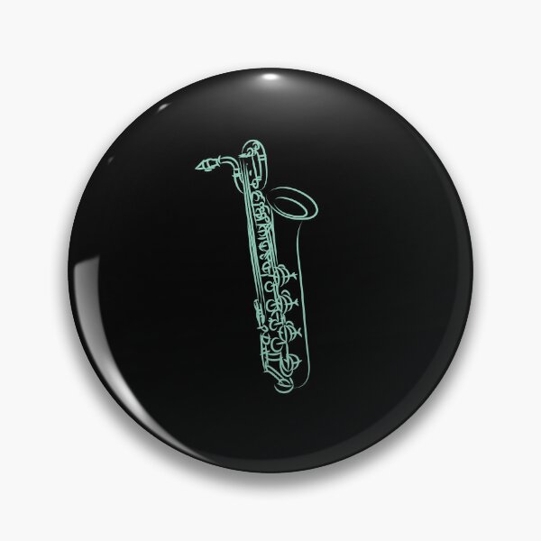 Item preview, Baritone Saxophone, Line Art Drawing designed and sold by CJansuebsri.