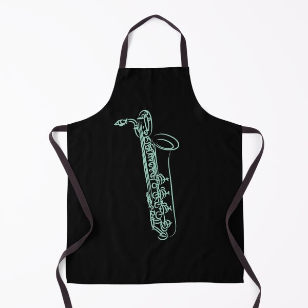 Item preview, Baritone Saxophone, Line Art Drawing designed and sold by CJansuebsri.