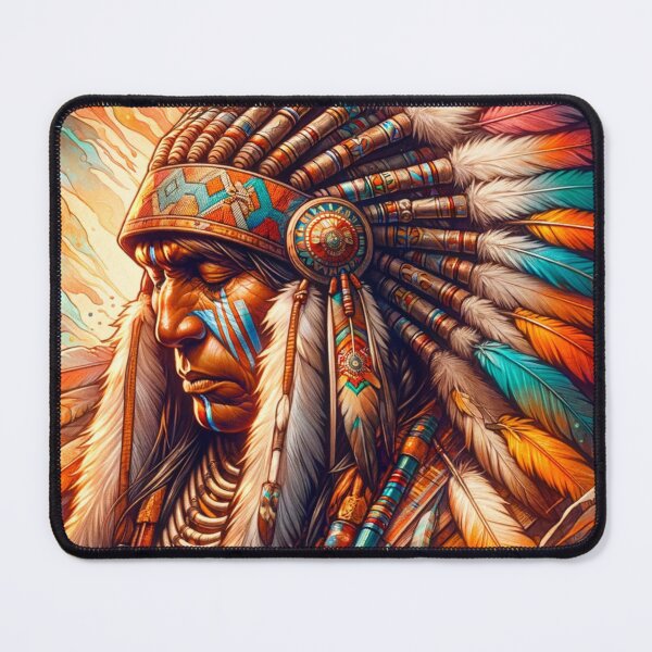 Item preview, Calm Native American Chief designed and sold by EasyPrints337.
