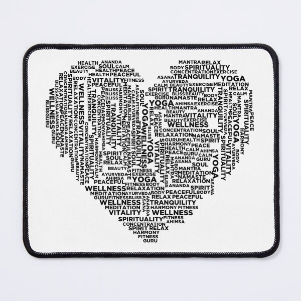 Item preview, Yoga Heart Mantra Relax designed and sold by MusicSkateboard.