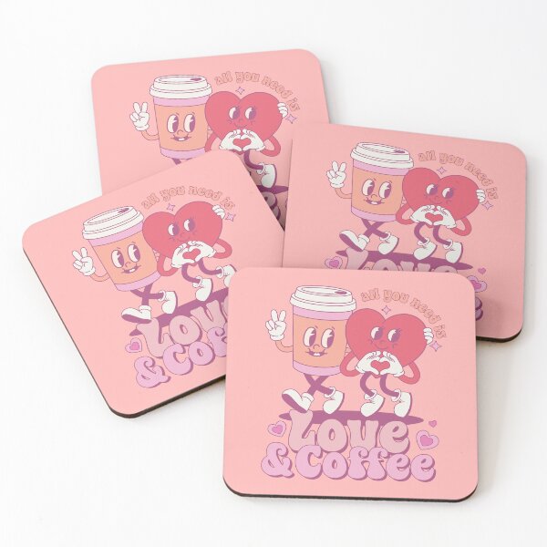 Item preview, All You Need Is Love And Coffee designed and sold by ArtMeetsPizza.