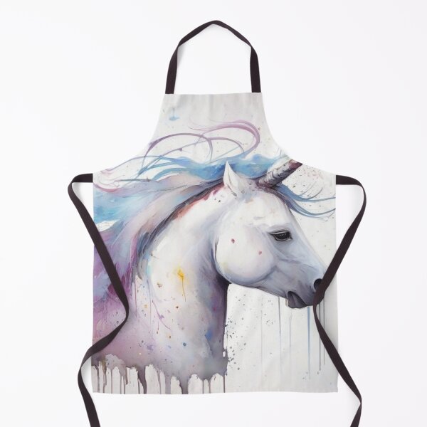 Item preview, Unicorn Portrait with Splash Paint designed and sold by Wolfheartart.
