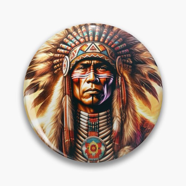 Item preview, Native American Chief Drippin designed and sold by EasyPrints337.