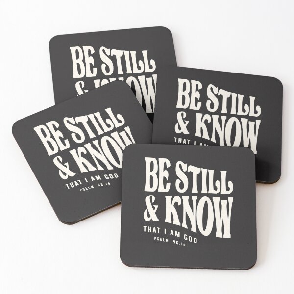 Item preview, Be Still - Psalm 46:10 Christian Quote designed and sold by cidolopez.