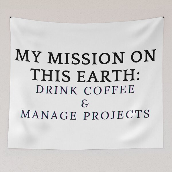 Item preview, Project Manager, Definition, project management, Team leader designed and sold by ImaginePrinting.