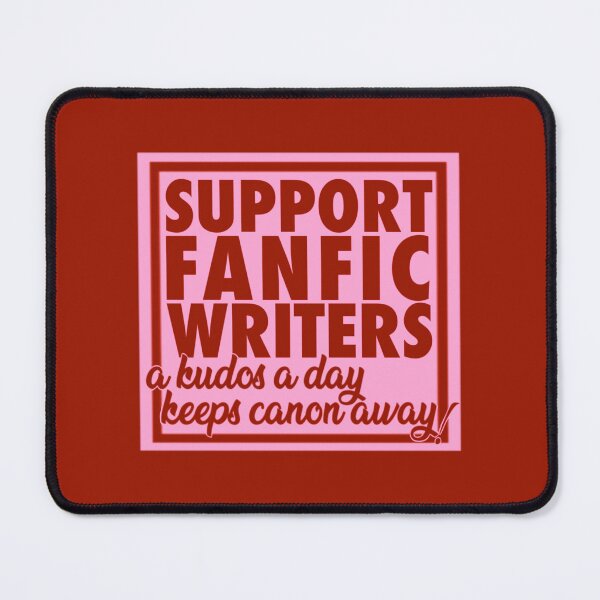 Item preview, Support Fanfic Writers - Red/Pink designed and sold by G-S-A.