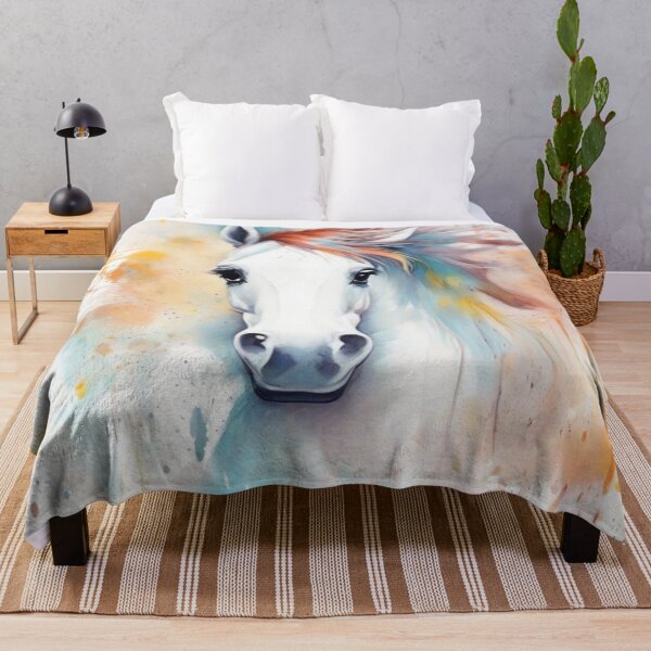 Item preview, Horse Portrait on Splash Paint Background designed and sold by Wolfheartart.