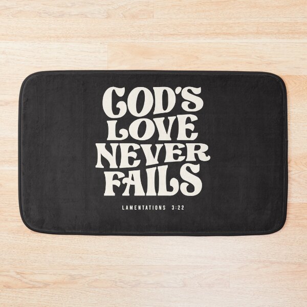 Item preview, God's Love Endures - Lamentations 3:22 Christian designed and sold by cidolopez.