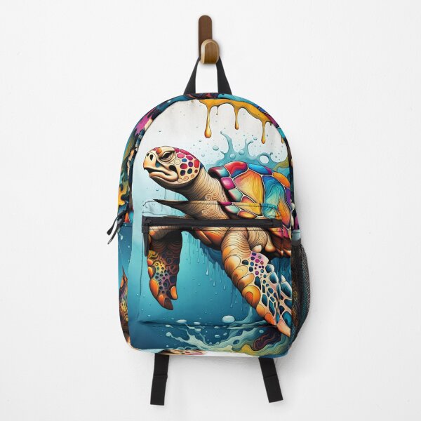 Item preview, Colourful Turtle - Drip Paint Art designed and sold by Bright-Moonrise.