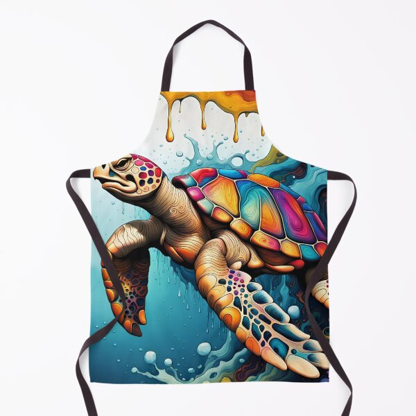 Item preview, Colourful Turtle - Drip Paint Art designed and sold by Bright-Moonrise.