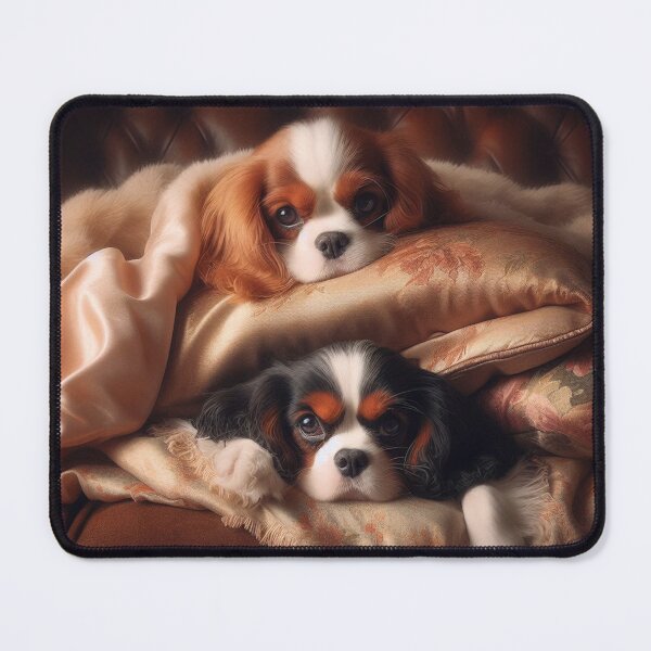 Item preview, Cavaliers while resting - digital portrait designed and sold by PortraitByKaya.