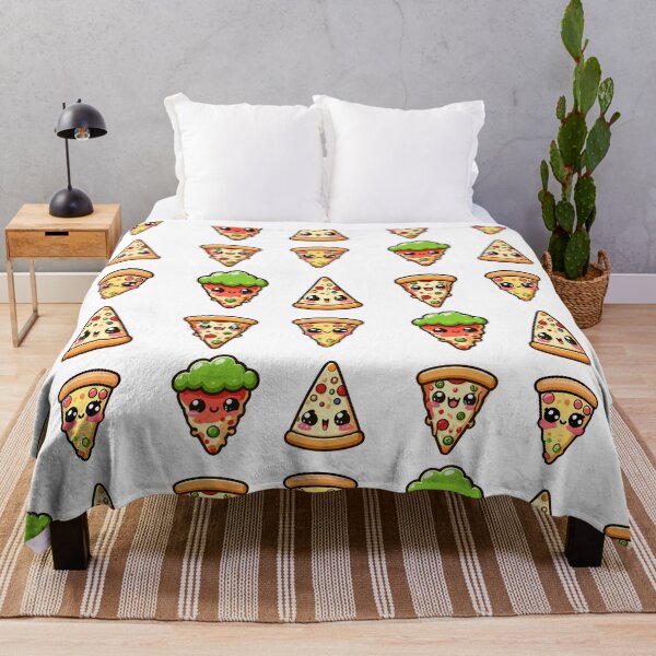 Item preview, Cute Pizza Kawaii Vectors designed and sold by OrangeMG.