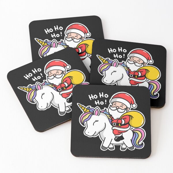 Item preview, Unicorn and Santa Claus designed and sold by ThinGraff Design.