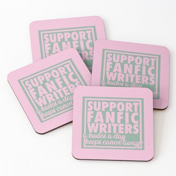 Item preview, Support Fanfic Writers - Light Pink/Green designed and sold by G-S-A.