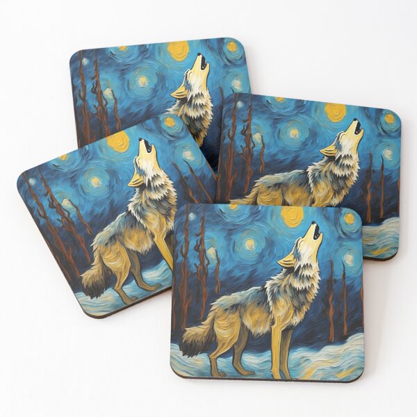 Item preview, Night Howl- The Strength of the Wolf designed and sold by Artisticanvas.